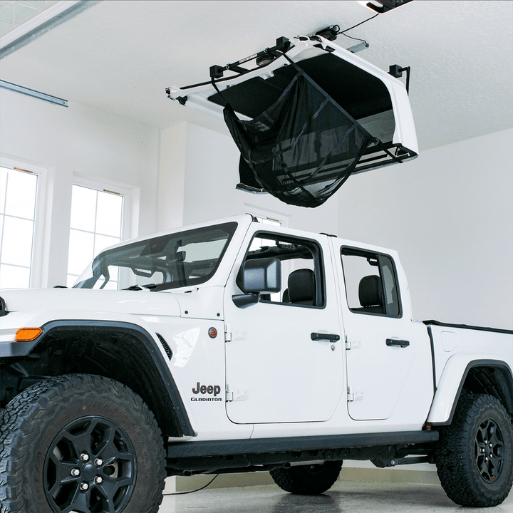 Jeep Gladiator Hard Top Hoist Smart Removal Storage System SmarterHome