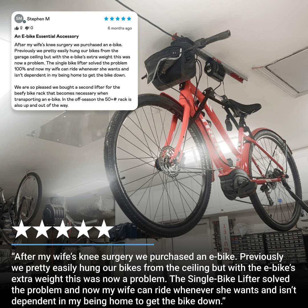 Single bike rack for garage online